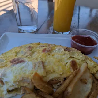 Grilled Chicken Breast & Fries Kid