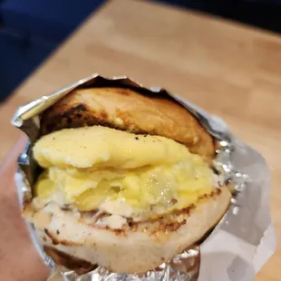 Breakfast sandwich