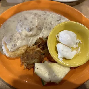 Biscuits and gravy