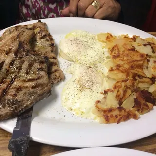 Pork Chops & Eggs