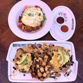 Veggie Breakfast Tostadas