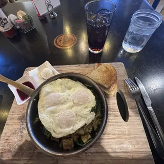 Turkey Meatloaf Hash