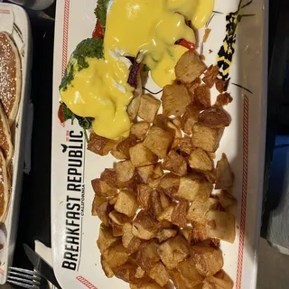 Mushroom and Pesto Benedict