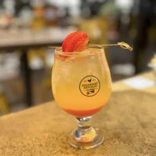 Screwdriver w/ guava instead of strawberry