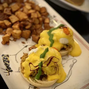 Crab &amp; crawfish cake