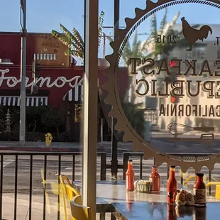 Across the street from the Formosa cafe.