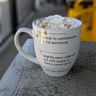 Salted caramel latte