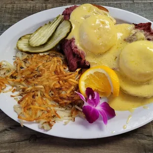 Pastrami Benedict