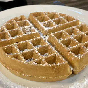 The malted waffle couldn&apos;t have been better.