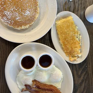 The #4 with a side of hash browns!  So good!!!