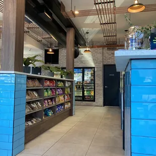 the interior of the restaurant