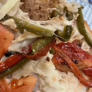 Balsamic grilled cheese - inside not very cheese, peppers not so tasty