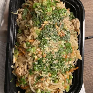 Fried Rice w/ shredded chicken thighs
