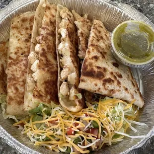 Chicken quesadillas