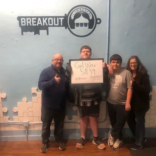 We escaped in the nick of time!