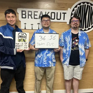 The Hero 1st Place (at the time)