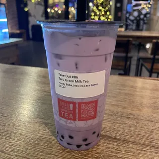 Taro Green Milk Tea