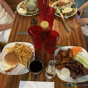 Dinners described above