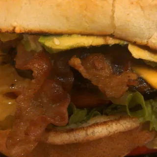 Bacon Avocado Cheeseburger