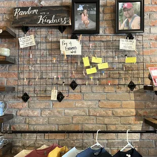 Kindness Wall....pay it forward