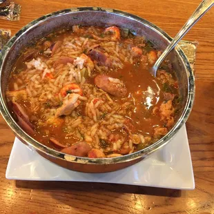Crawfish gumbo extra spicy