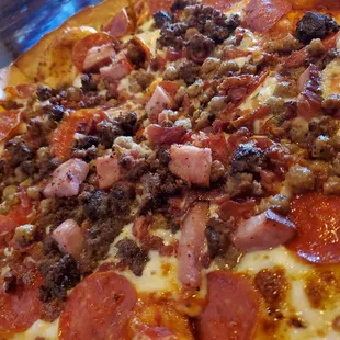 East Beast Pizza close up