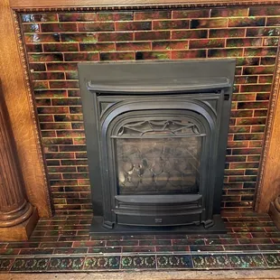 Original fireplace