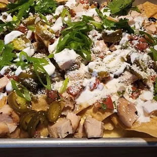 Appetizer Chicken Nachos
