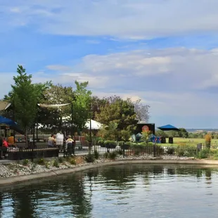 The restaurant is located on the General Lobby floor of the hotel and is an indoor/outdoor restaurant and beer garden.