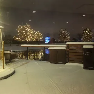 Patio outside the restaurant