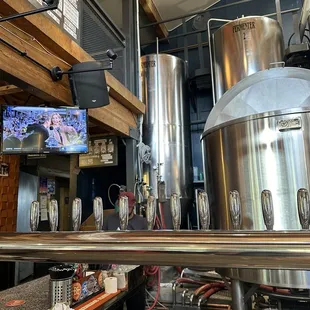 Nice brewery vibe from the bar