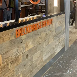 the entrance to the brewery