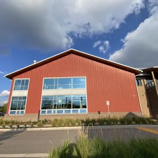 the exterior of the building