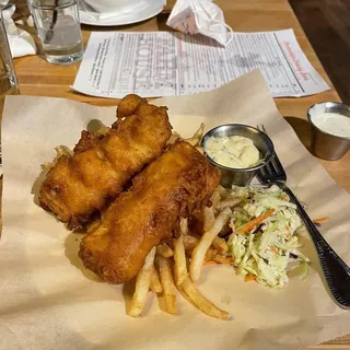Avalanche Ale Beer-Battered Fish & Chips