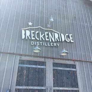 the front of the building