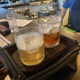 Goblet of fire and smoked old fashioned