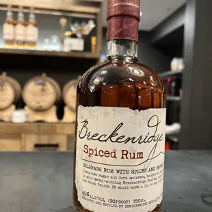 a bottle of breckenridge