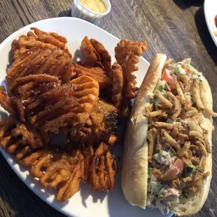 Salmon salad sandwich. Perfect.