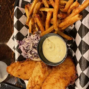 Fish and chips. The best I've had...