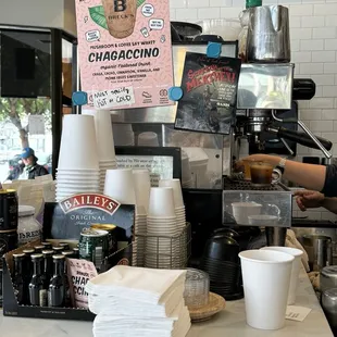 Perfect shot of coffee