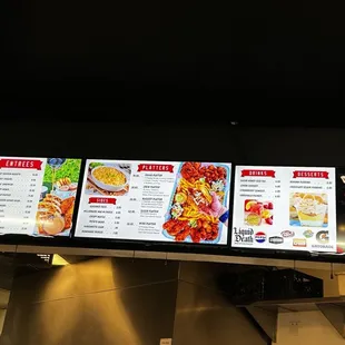 Full Menu! They use fancy kiosks for ordering and they use Revi Rewards for Loyalty!