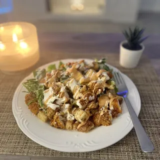 Hot Chicken Caesar Salad