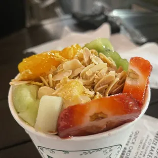 Injeolmi Bingsoo with fruit