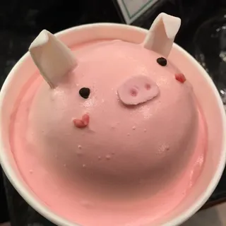 Strawberry Piggy Cake (7")