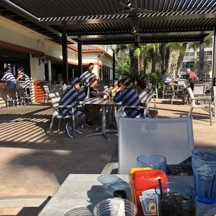 Outdoor seating