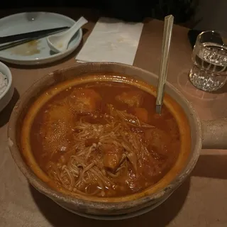 Tomato Curry with Egg Tofu
