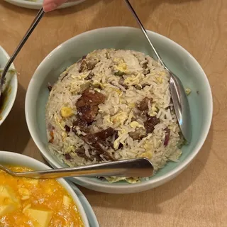 Fried Rice with Shredded Duck