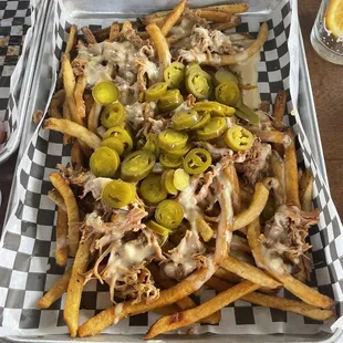 Brisket loaded fries.