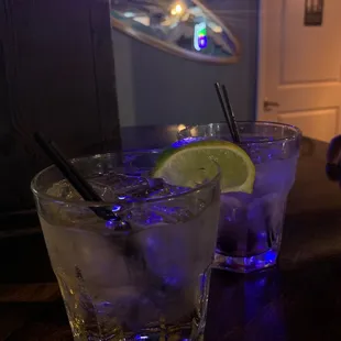 Jack honey with Ginger and Tito's and tonic.