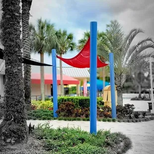 a view of the entrance